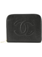 Chanel Vintage Logo Clutch, Women's, Black