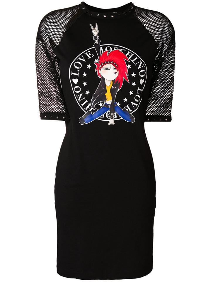 Love Moschino Stud Detail Dress - Black