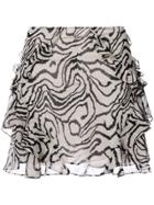 Derek Lam 10 Crosby Ruffled Mini Skirt - Nude & Neutrals
