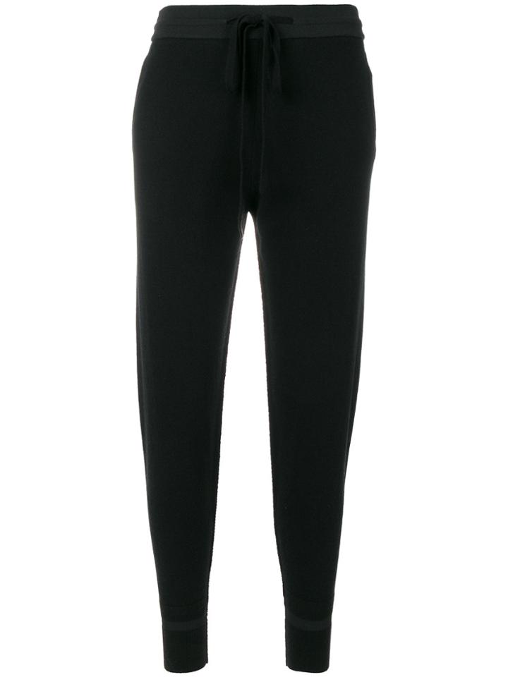 Sonia Rykiel Rib Knit Track Pants - Black