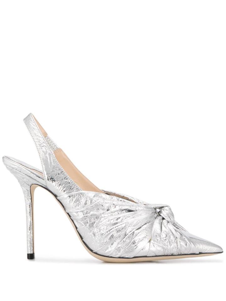 Jimmy Choo Annabell 100 Sandals - Silver