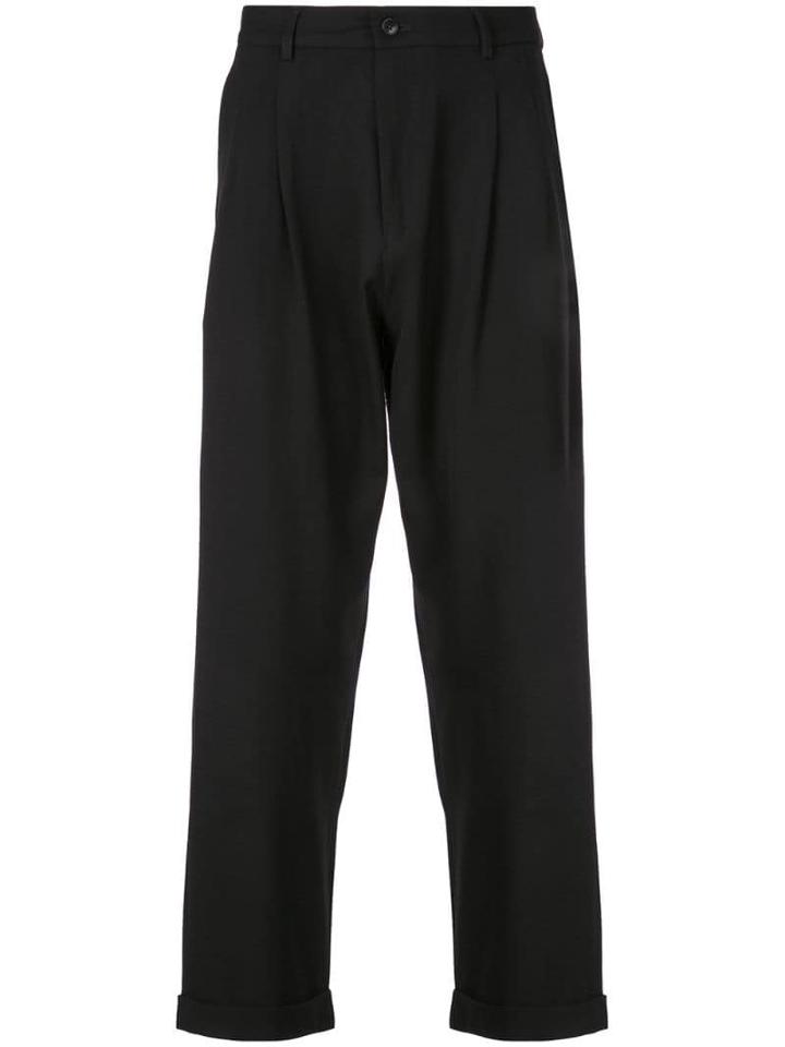 Second/layer Loose Fit Trousers - Black