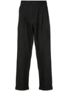 Second/layer Loose Fit Trousers - Black