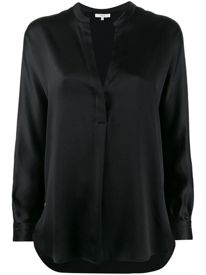 Vince Satin Blouse - Black