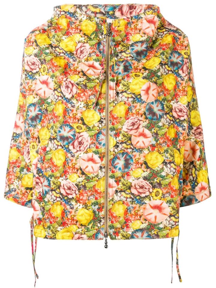 Marni Floral Hooded Jacket - Yellow
