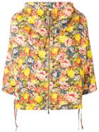 Marni Floral Hooded Jacket - Yellow