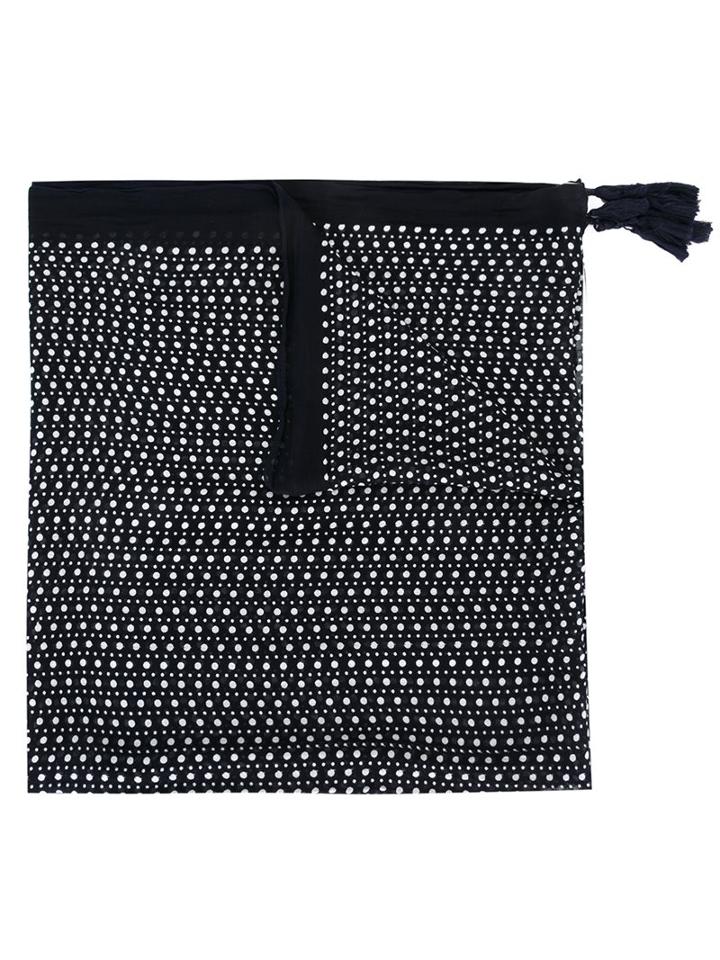 Ps By Paul Smith Polka Dots Scarf, Men's, Blue, Viscose