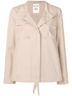 Semicouture Concealed Button Jacket - Neutrals