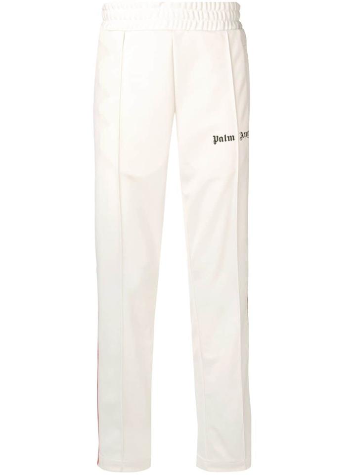 Palm Angels Rainbow Stripe Track Pants - White