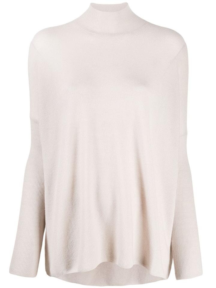 Gentry Portofino Cashmere Turtleneck Jumper - Pink