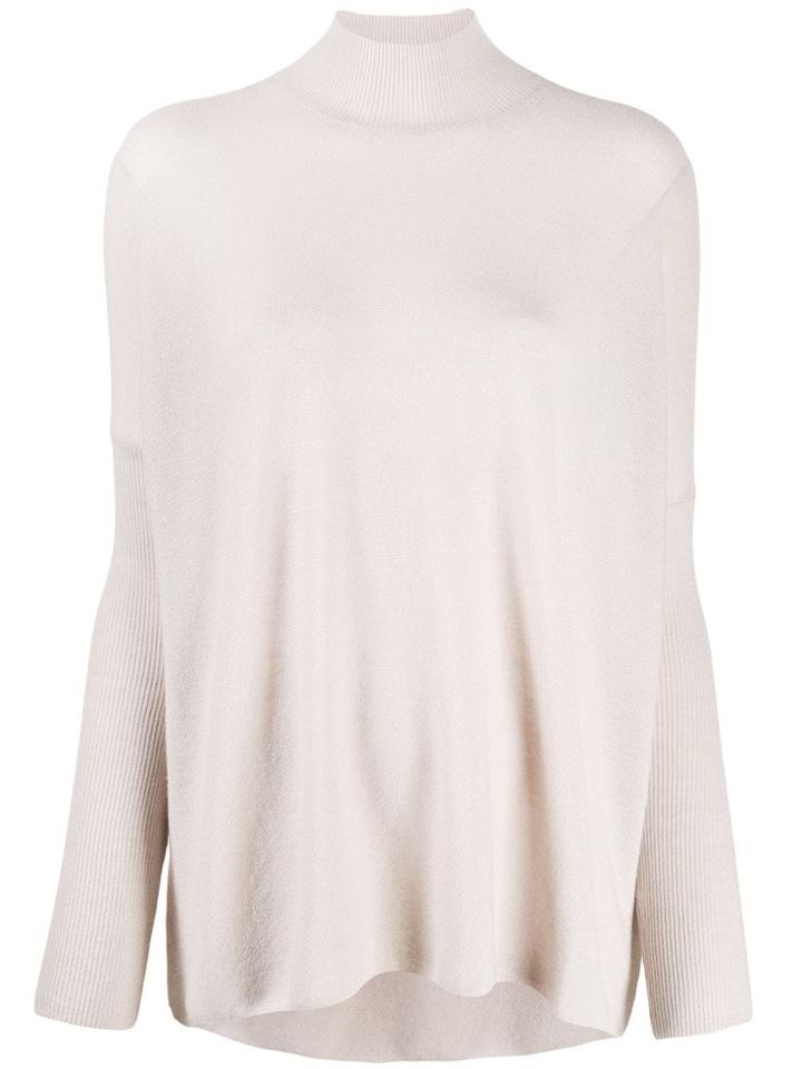 Gentry Portofino Cashmere Turtleneck Jumper - Pink