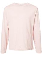 Alex Mill Standard Slub Long Sleeve T-shirt - Pink & Purple