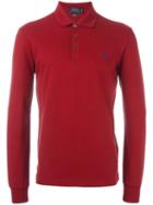Polo Ralph Lauren Logo Embroidered Polo Shirt, Men's, Size: Large, Red, Cotton/spandex/elastane