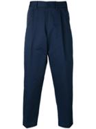 The Gigi Craig Cropped Trousers - Blue