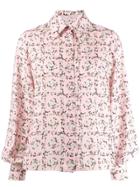 Emilia Wickstead Square Rose Shirt - Pink