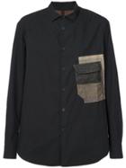 Études Drifter Checked Shirt - Black