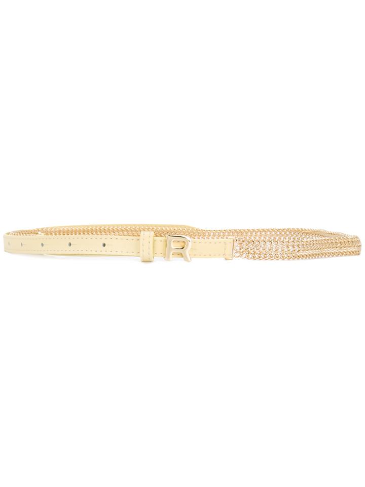 Nehera Chain Embellished Belt - Metallic