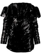Attico Off The Shoulder Sequin Dress - Black