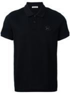 Moncler - Shark Detail Polo Shirt - Men - Cotton - M, Black, Cotton
