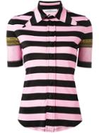 Givenchy - Striped Shirt - Women - Viscose - 36, Pink/purple, Viscose