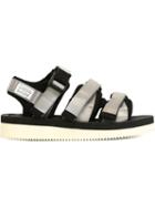 Suicoke Velcro Strap Sandals, Adult Unisex, Size: 7, Grey, Nylon/rubber