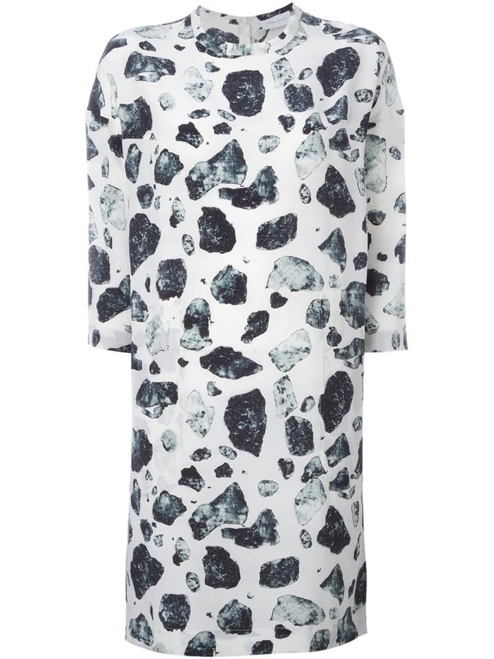 Christian Wijnants 'domo' Stone Print Shift Dress