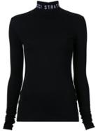 Strateas Carlucci Branded Funnel Neck Top