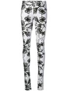 Barbara Bologna Smiley Face Print Leggings - White