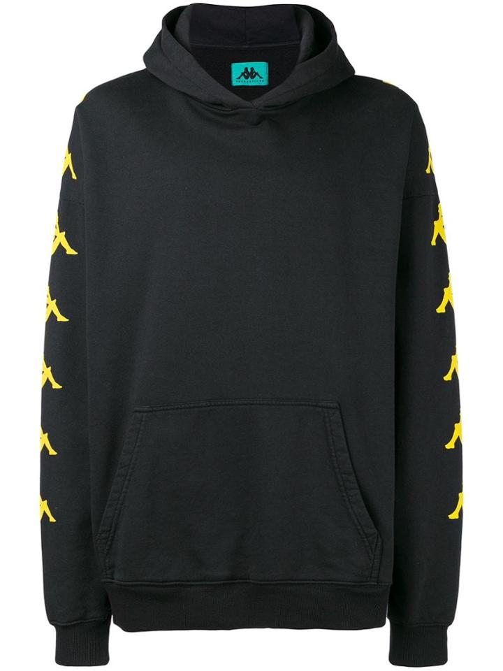 Kappa Side Sleeve Logo Hoodie - Black