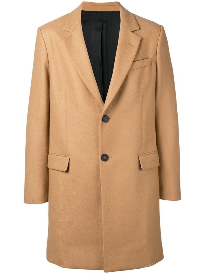 Ami Paris Two Button Coat - Brown