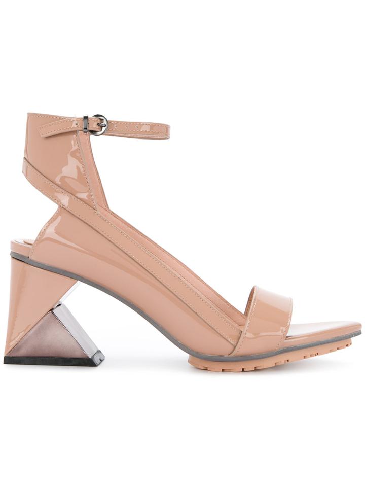 Ginger & Smart Assemble Mid Heel Sandals - Nude & Neutrals