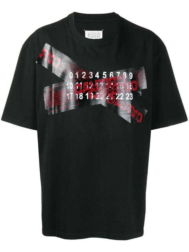 Maison Margiela Graphic-print T-shirt - Black
