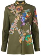 Etro Floral Embroidered Shirt - Green