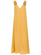 Adriana Degreas Embellished Long Dress - Yellow