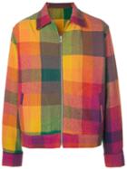 The Elder Statesman Checked Bomber Jacket - Multicolour