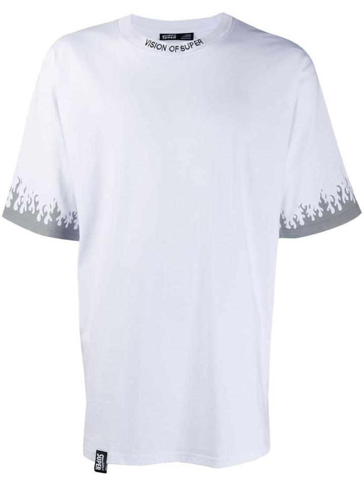 Vision Of Super Short Sleeved T-shirt - White