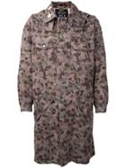 Icons Camouflage Print Coat - Brown