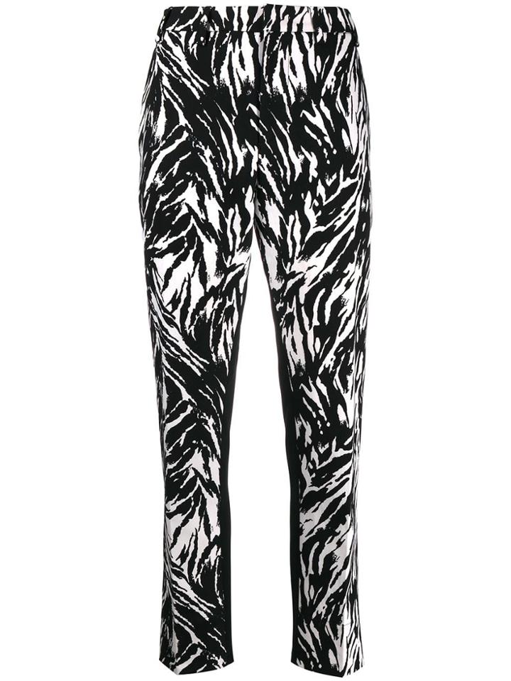 Nº21 Animal Print Trousers - Black