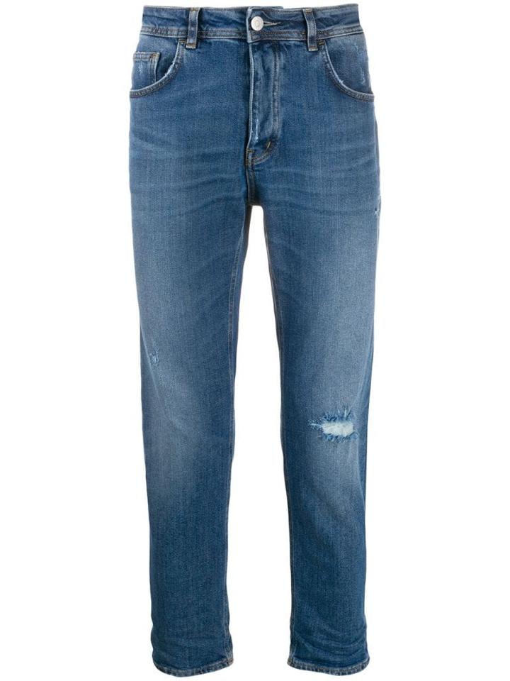 Haikure Straight Leg Denim Jeans - Blue