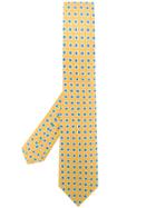 Kiton Micro Printed Tie - Yellow