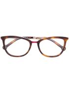 Carolina Herrera Cat-eye Glasses - Brown