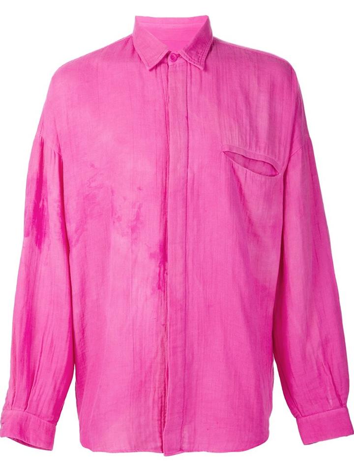 The Elder Statesman Gauze Pocket Shirt