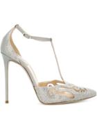 Rene Caovilla Cut-out Strass Pumps