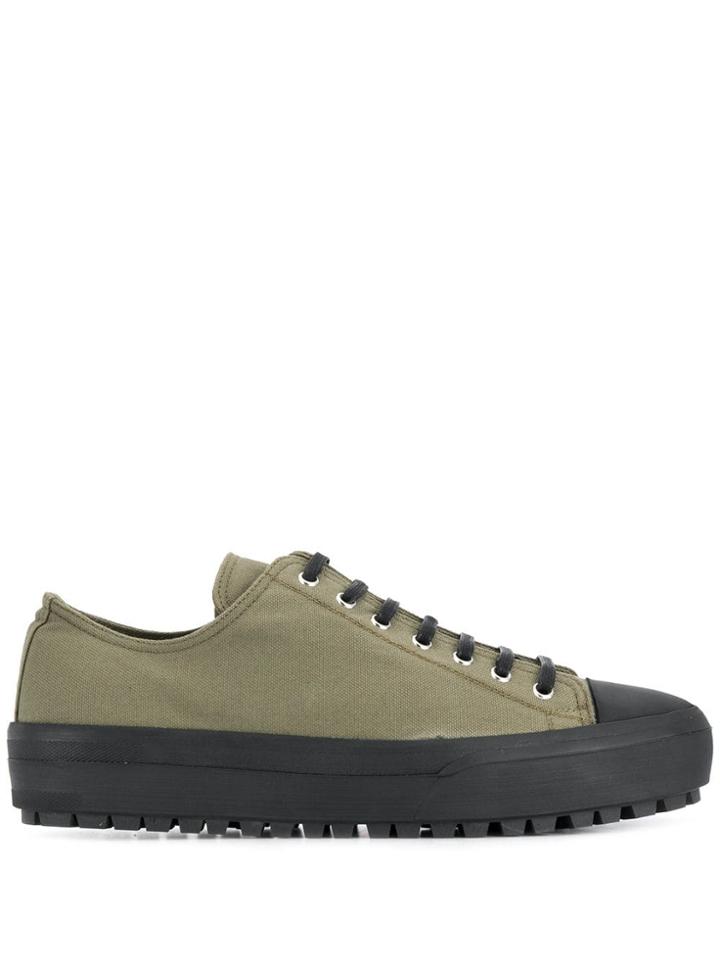 Jil Sander Low-top Sneakers - Green