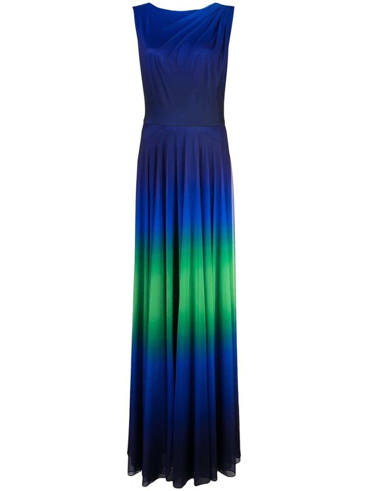 Tadashi Shoji Ombré Evening Dress - Blue