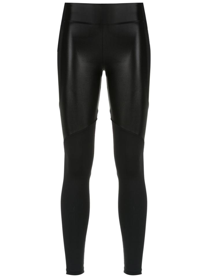 Track & Field Panelled Legging - Black