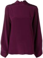 Erika Cavallini Buttoned Blouse - Pink & Purple