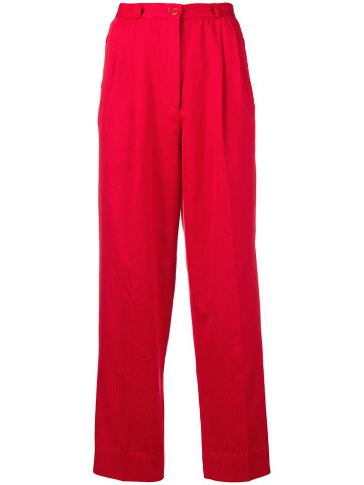 Valentino Vintage Striped Tapered Trousers