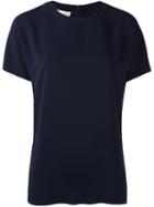 Cédric Charlier Classic T-shirt, Women's, Size: 42, Blue, Polyester