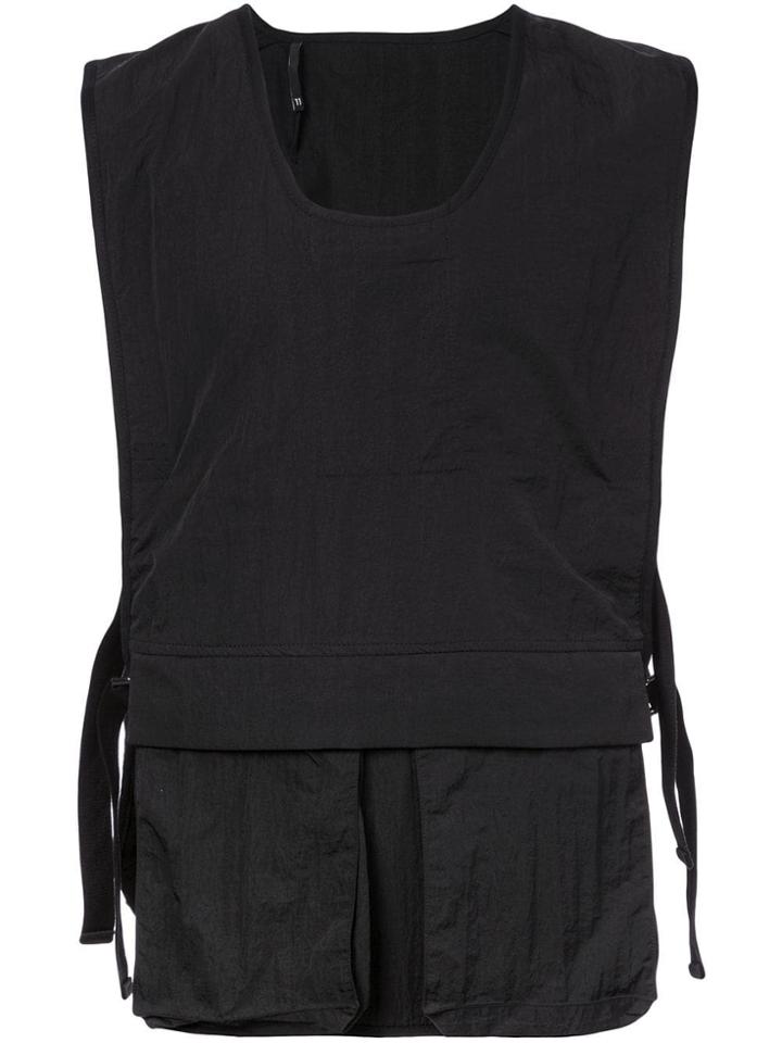 11 By Boris Bidjan Saberi Utility Style Vest - Black